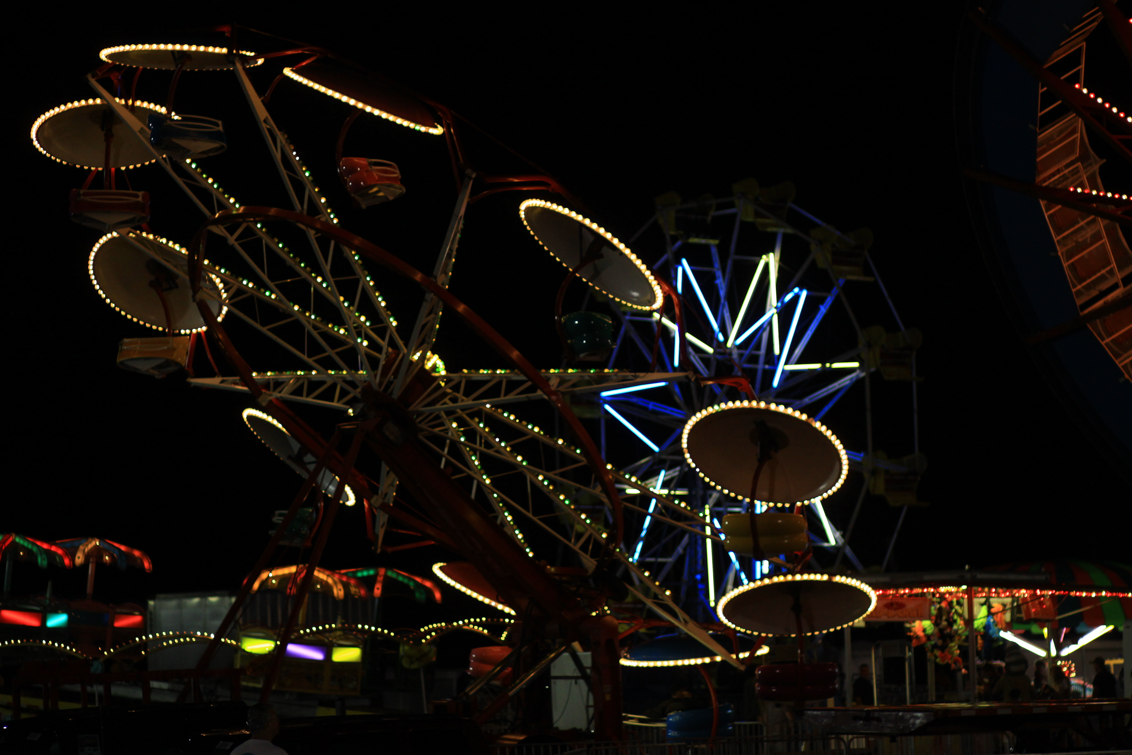 Evening at the carnival